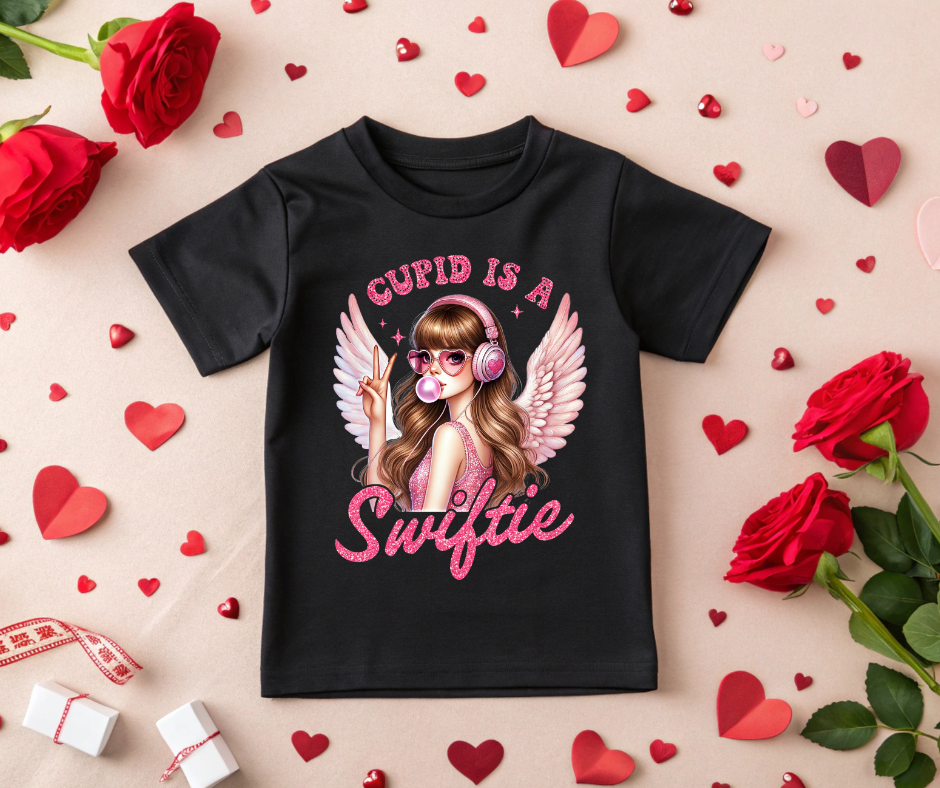 Cupid Is a Swiftie DTF Print – Ready to Press