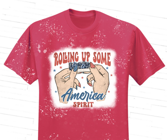 Rolling Up Some America Spirit T-Shirt