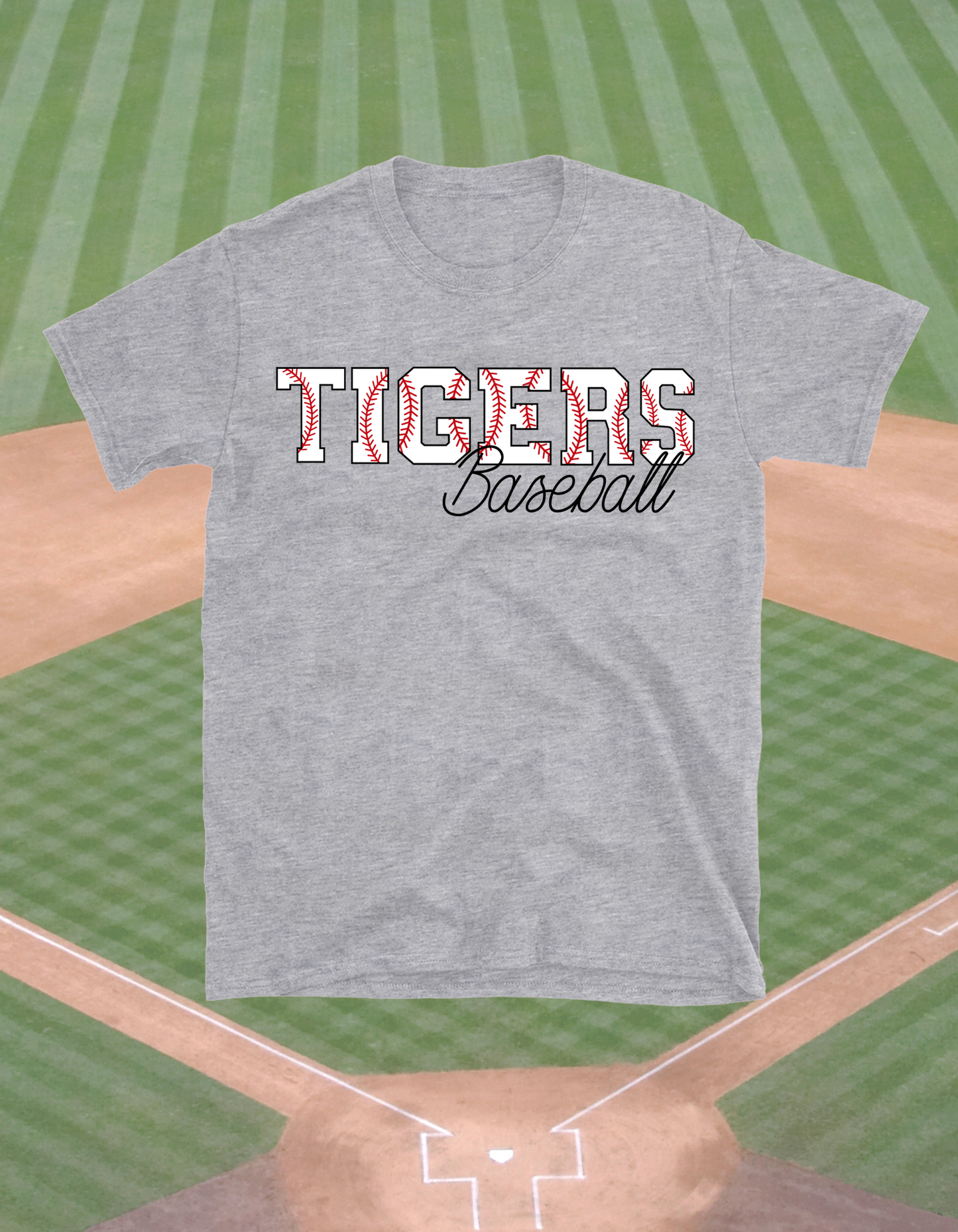 Tigers Baseball Graphic T-Shirt | Classic Stitch Design