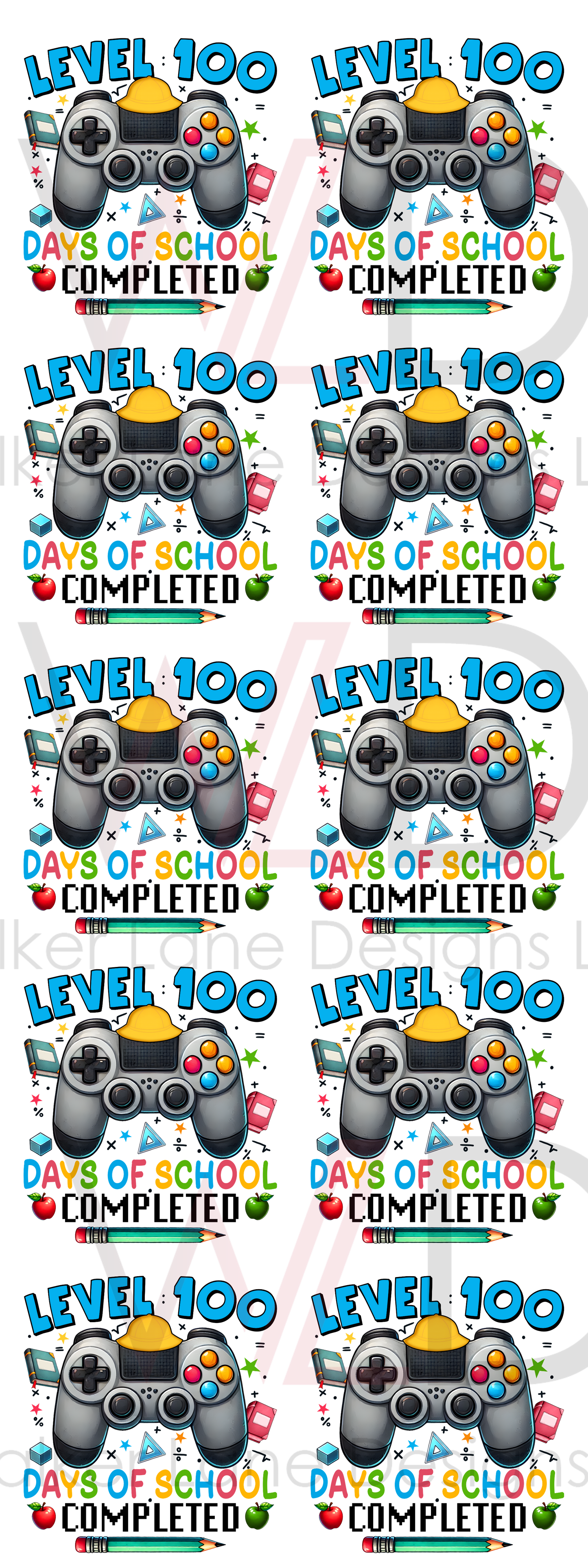 Level 100 Days of School