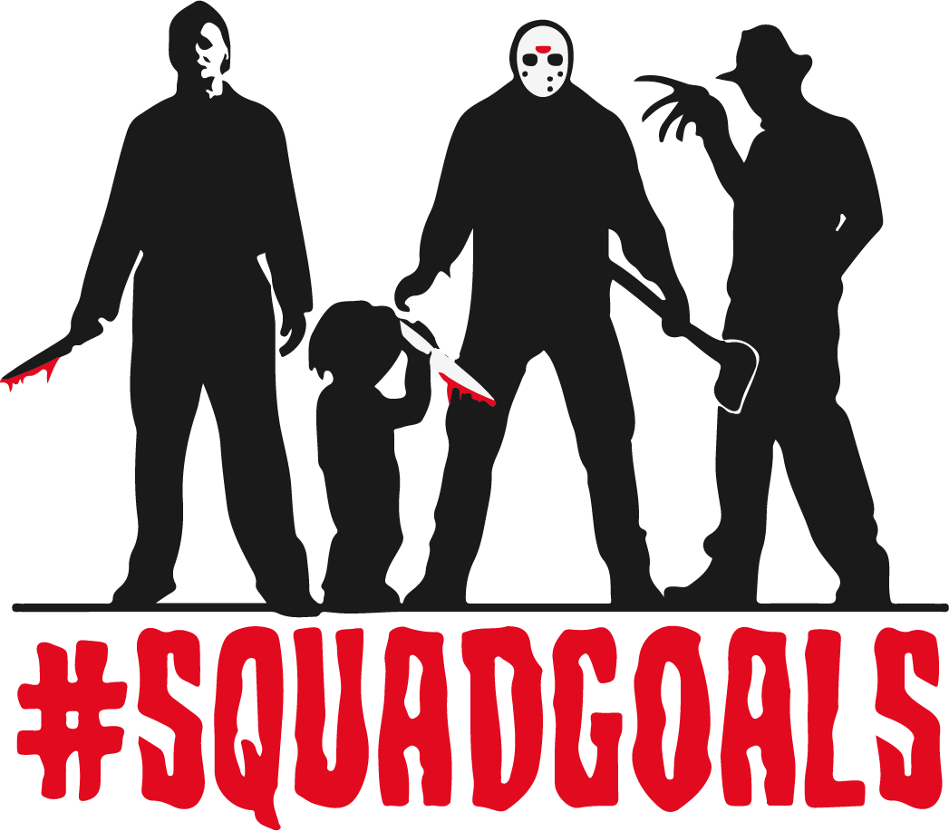 #SquadGoals Horror Icons – DTF Print