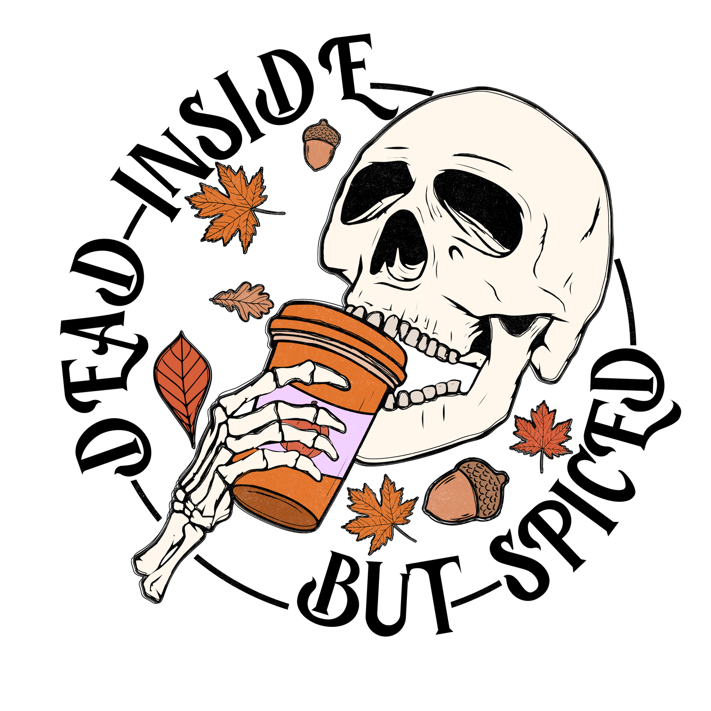 Skeleton Sips – DTF Print