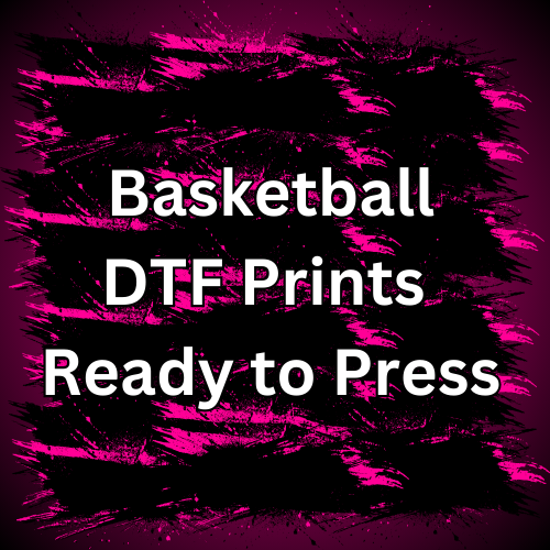 Basketball ready to press dtf prints