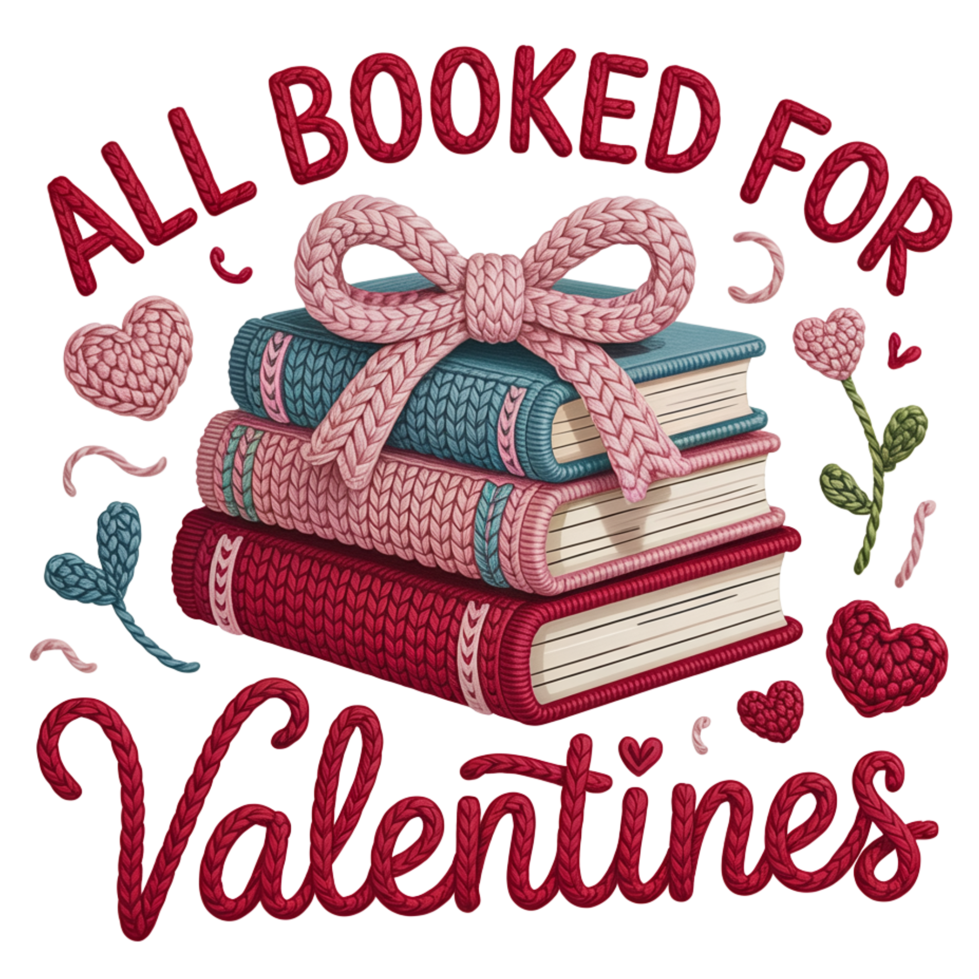 All Booked for Valentine’s Day DTF Transfer | Valentine Teacher Shirt DTF