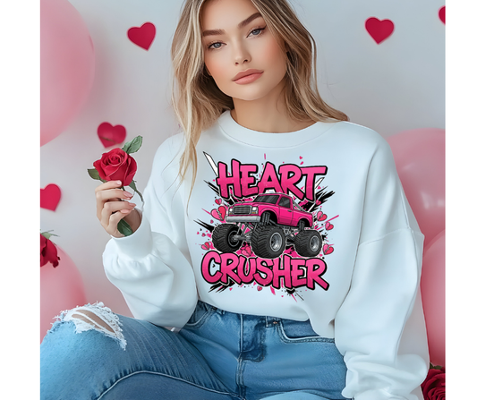 Pink Monster Truck “Heart Crusher”