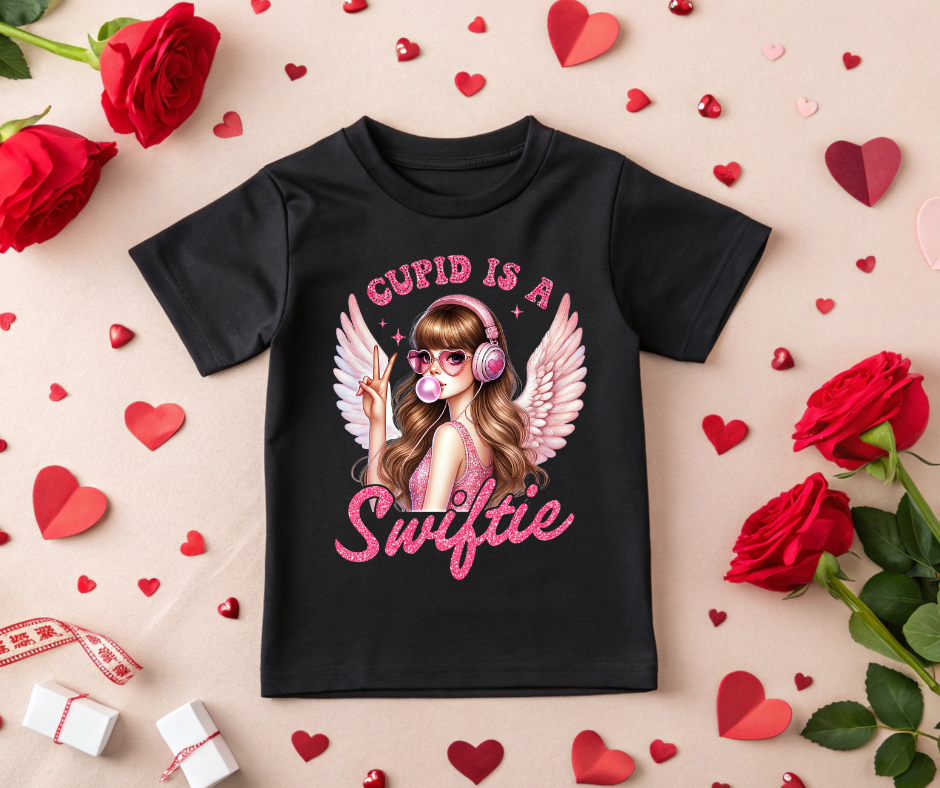 Cupid Is a Swiftie Valentine T-Shirt