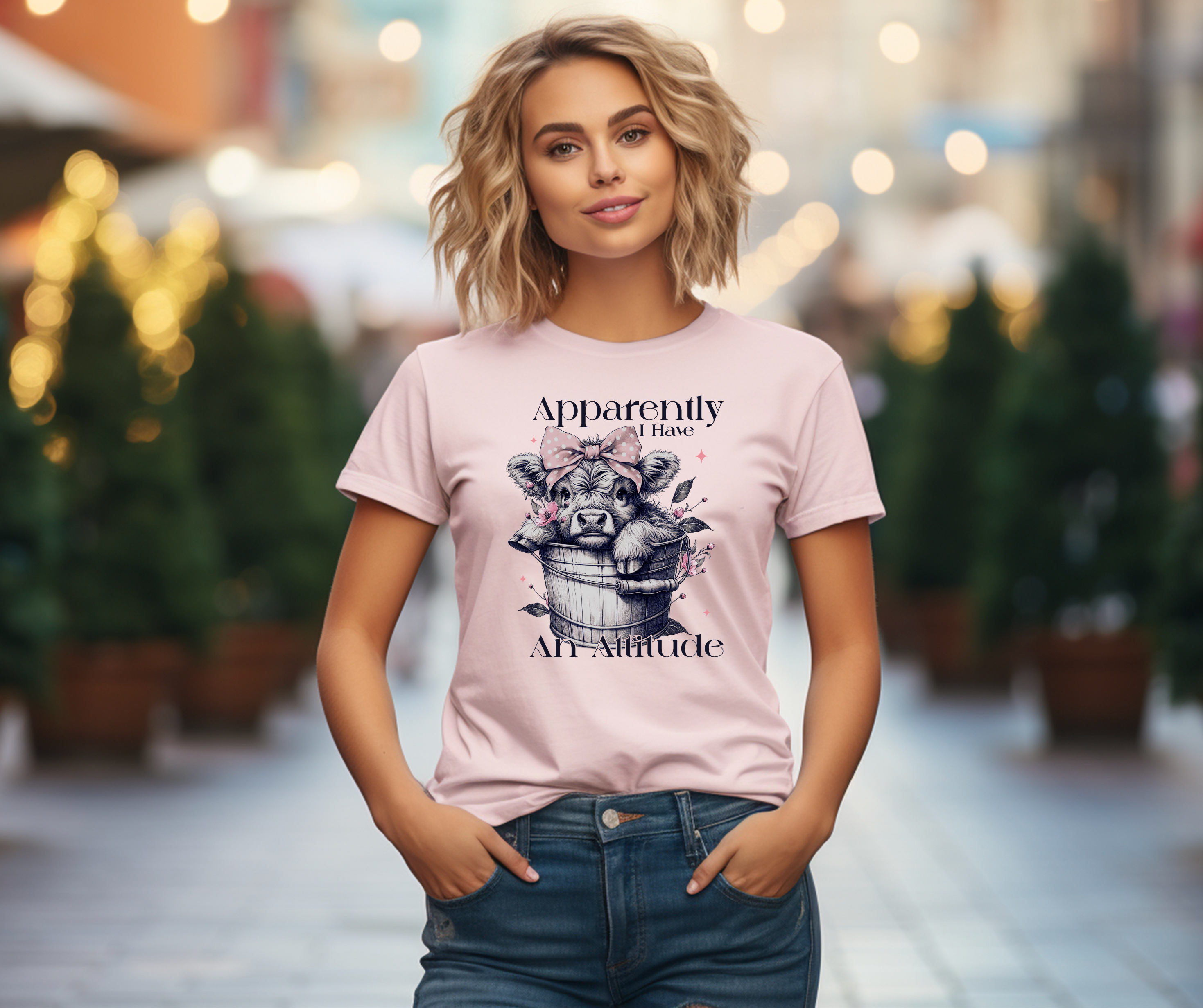 Apparently I have an Attitude Cow T-shirt