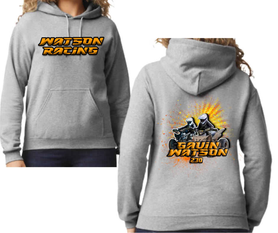 Watson Racing Hoodie in Orange