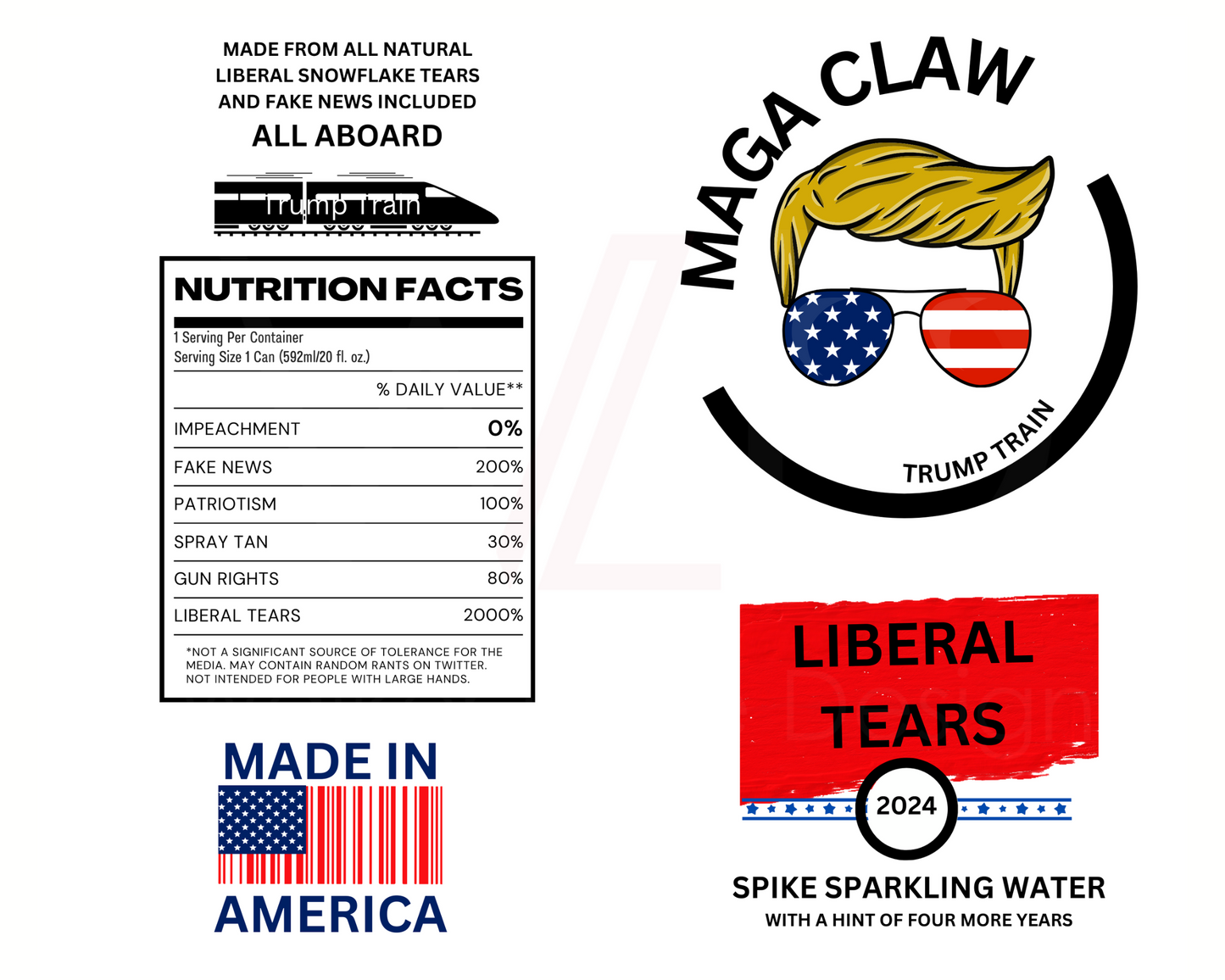 Maga Claw Tumbler, Trump 2024