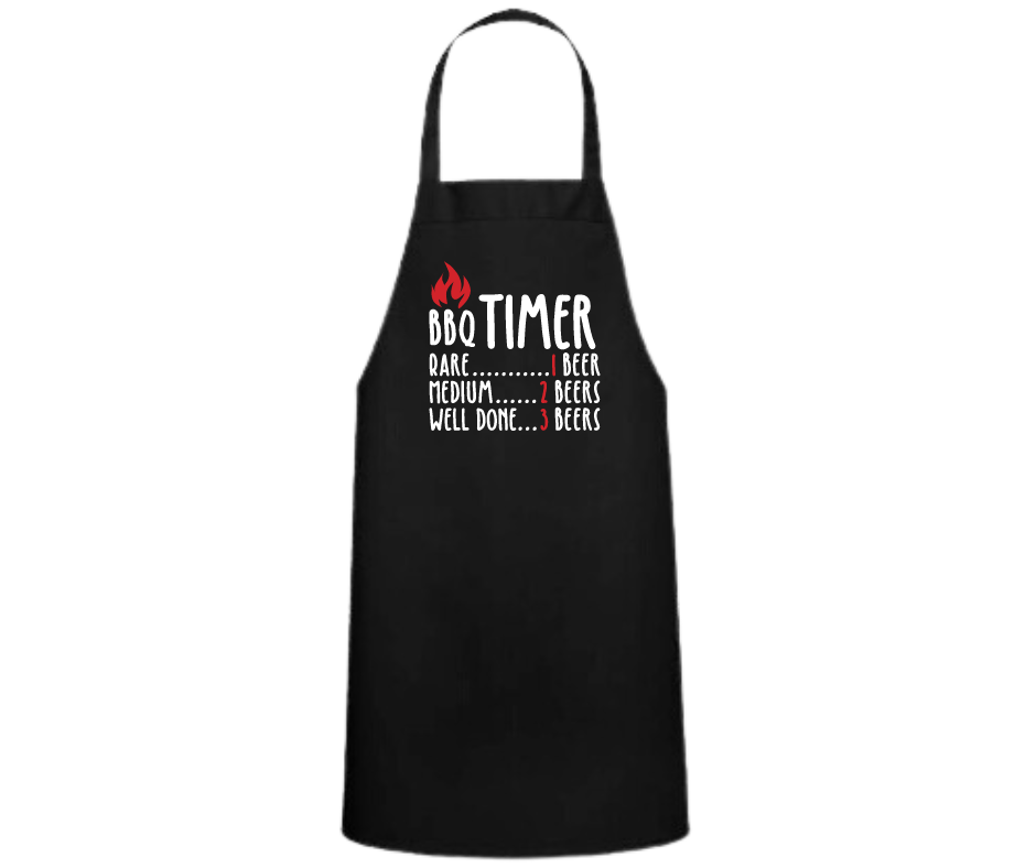 BBQ Timer Father's Day Apron
