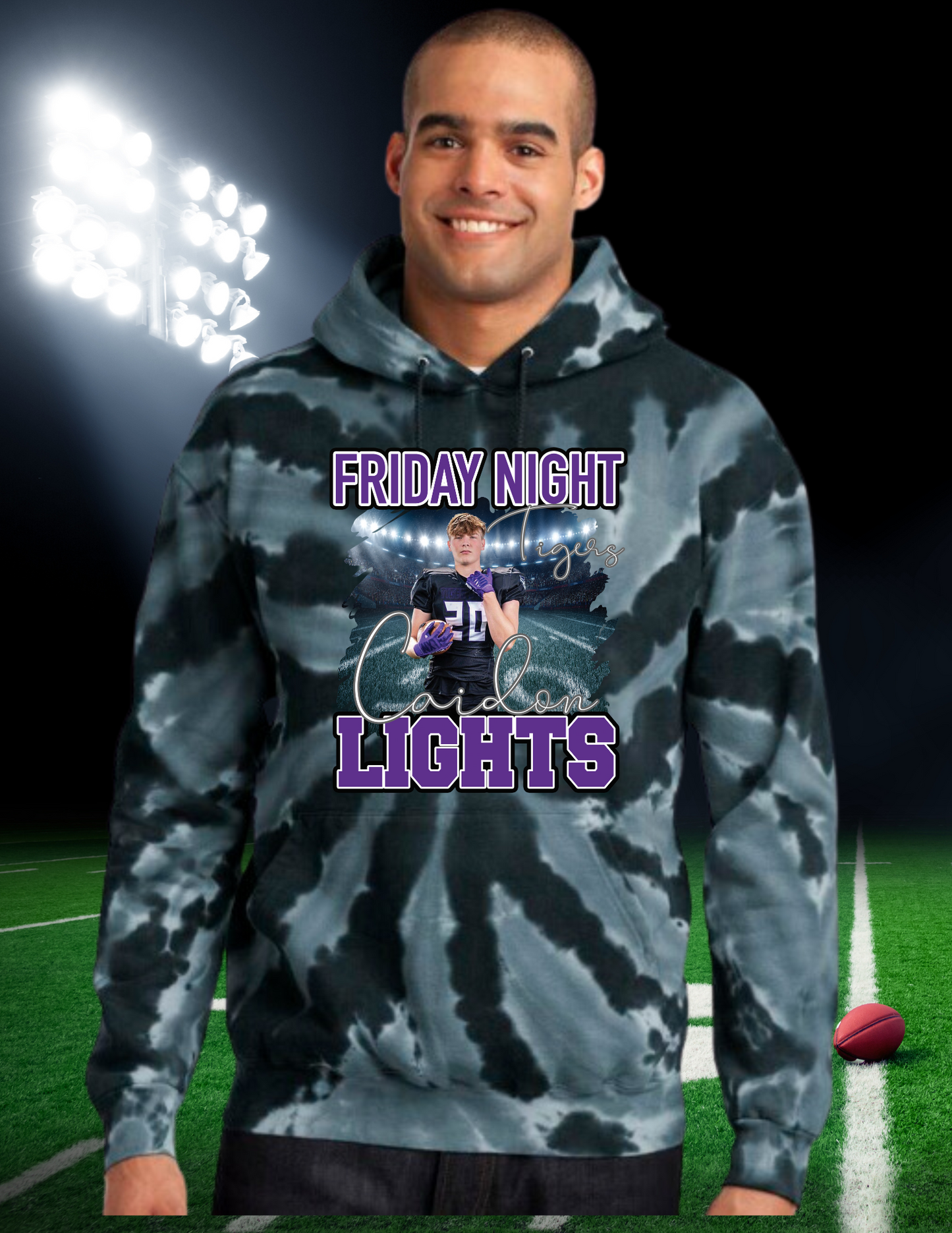 Friday Night Light Tie Dye Hoodies