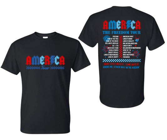 Amer⚡ca Tour T-Shirt - The Freedom Tour