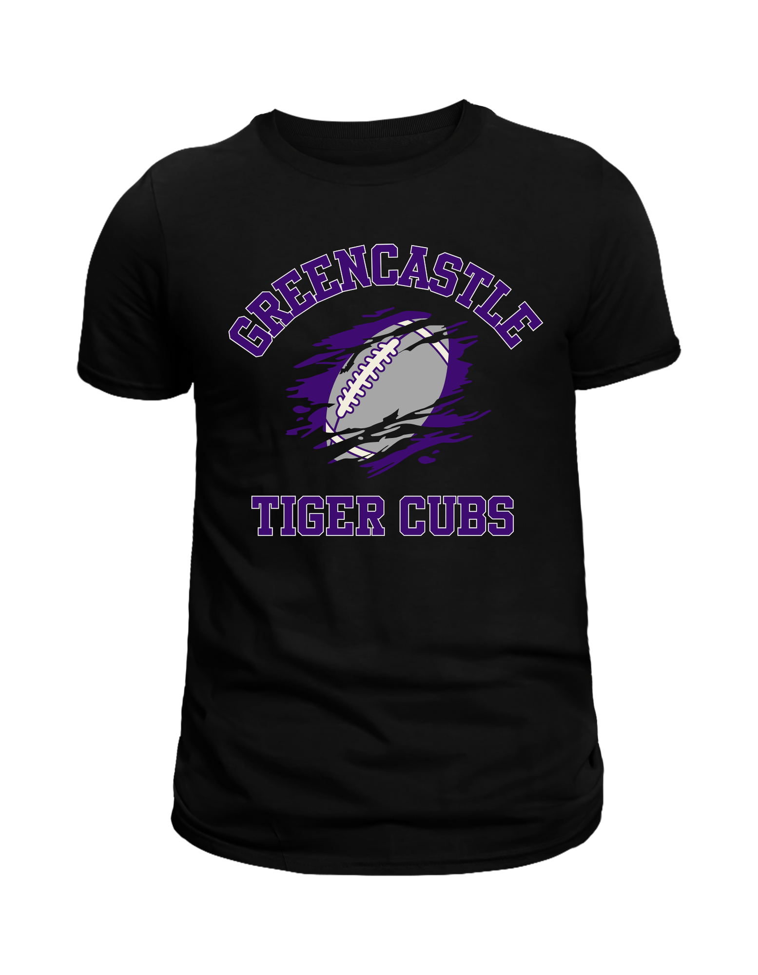Greencastle Tigers Football T-Shirt | School Spirit Tee