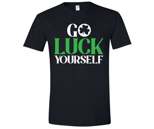 Go Luck Yourself T-Shirt | Hungover Graphic Tees | HellBound Designs