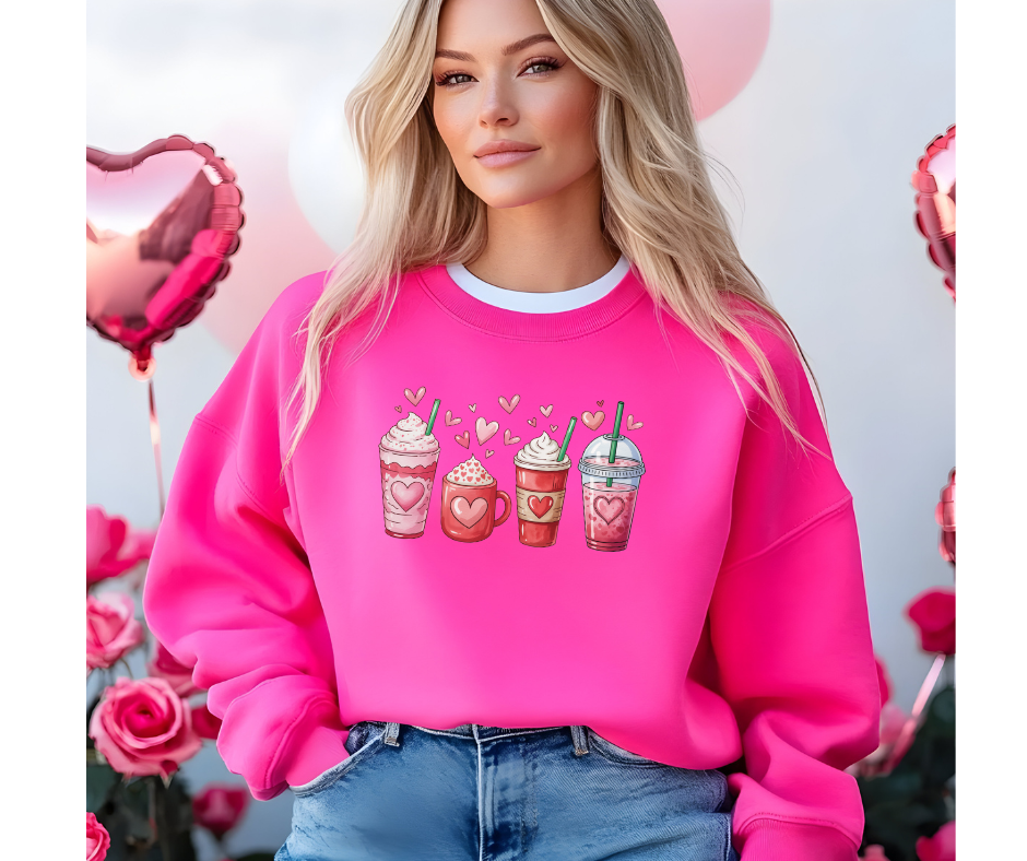 Valentine Coffee & Drinks Design
