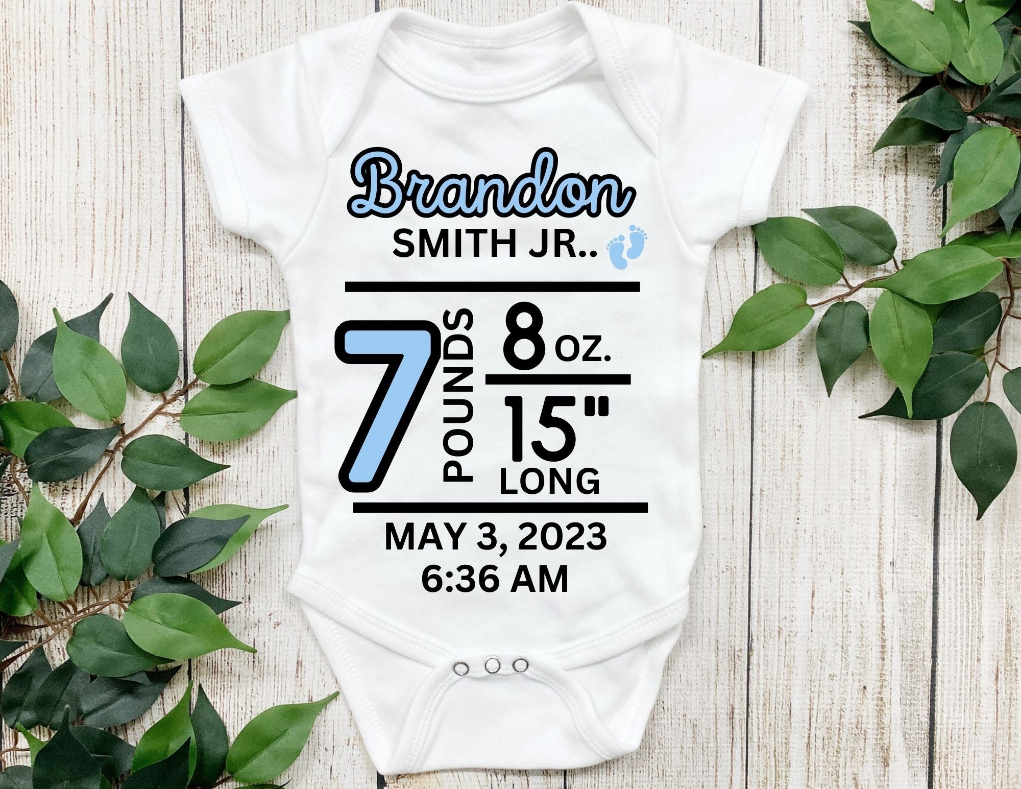 Baby Birth Onesie Girl and Boy