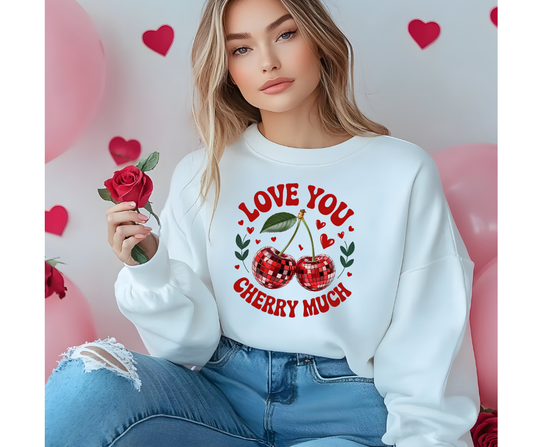 Love You Cherry Much” Disco Cherry Design