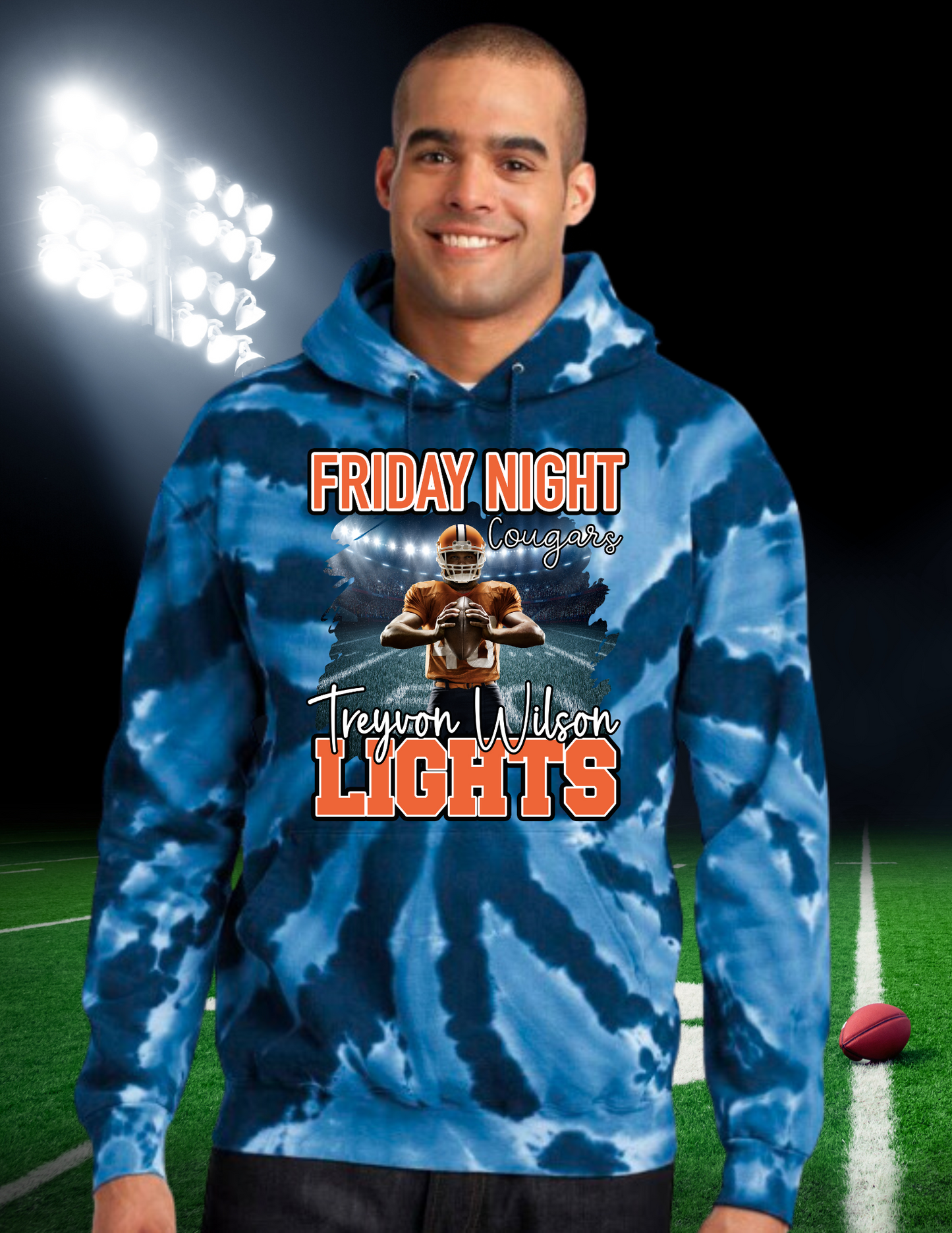 Friday Night Light Tie Dye Hoodies