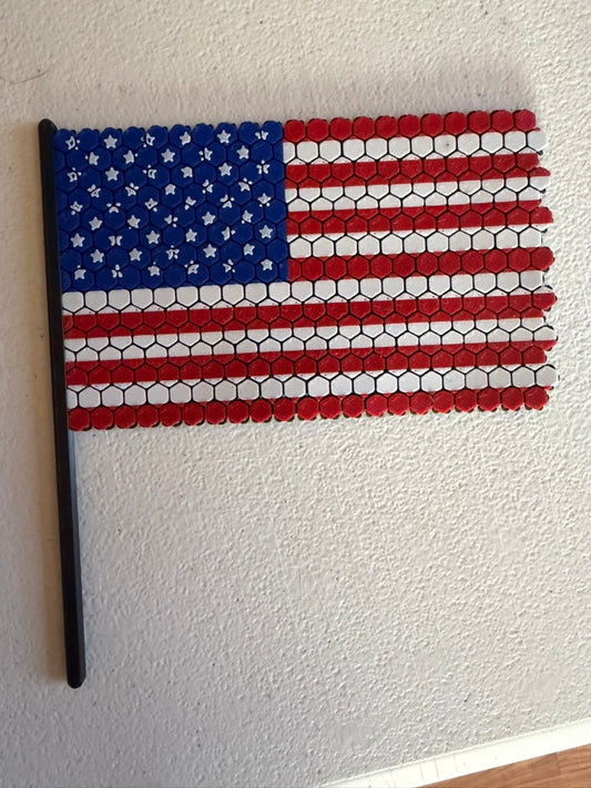🇺🇸 Celebrate 250 Years of American Freedom! 🇺🇸 3D Printed Flex Flag