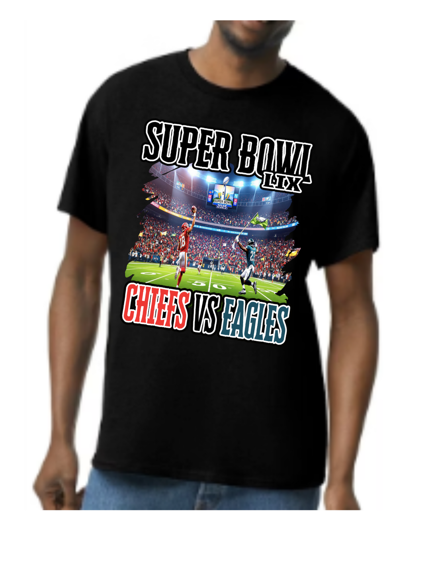 Super Bowl LIX Chiefs vs. Eagles Graphic T-Shirt