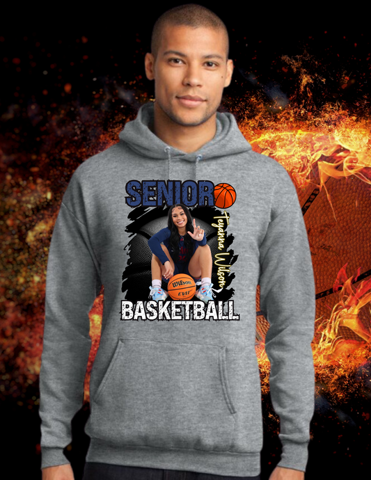 Customized Senior Basketball Hoodies