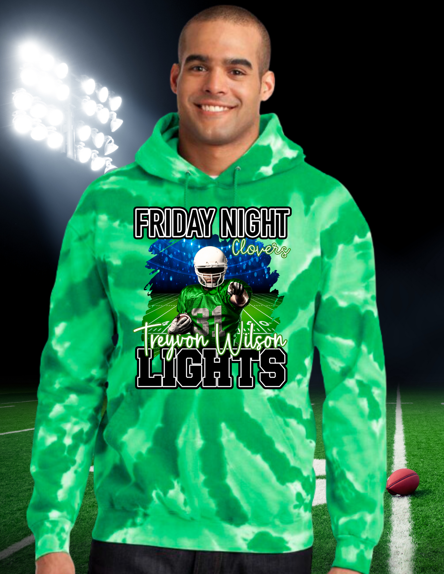 Friday Night Light Tie Dye Hoodies