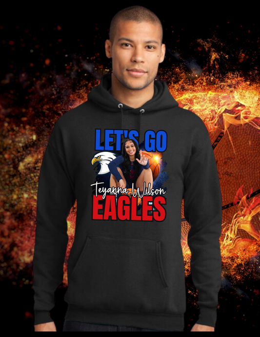 Customized Lets Go Basketball Hoodies