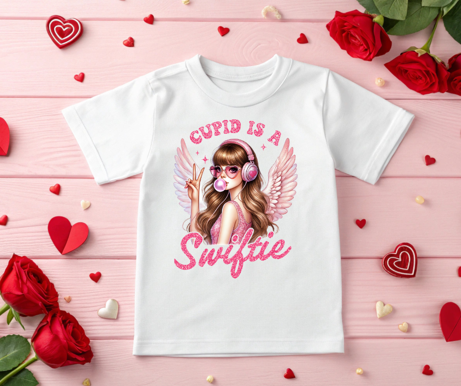 Cupid Is a Swiftie Valentine T-Shirt