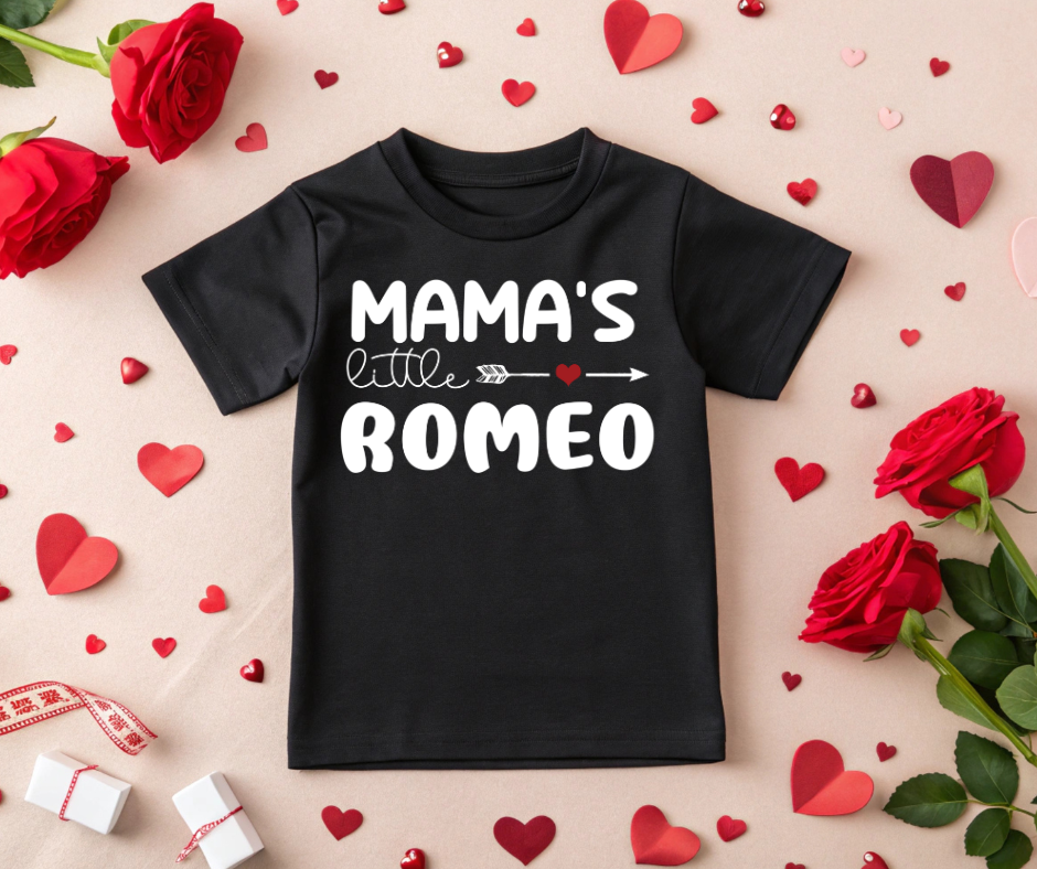 Mama’s Little Romeo DTF Print – Ready to Press