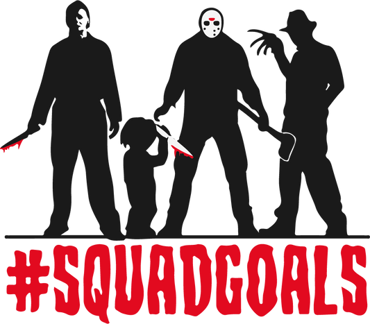 #SquadGoals Horror Icons – DTF Print