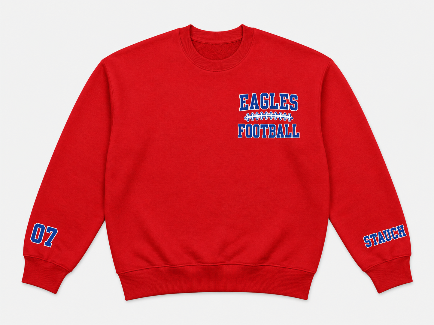 Custom School Spirit Shirt | Personalized Mascot, School Colors, Player Name & Number | Choose Your Front Chest Design