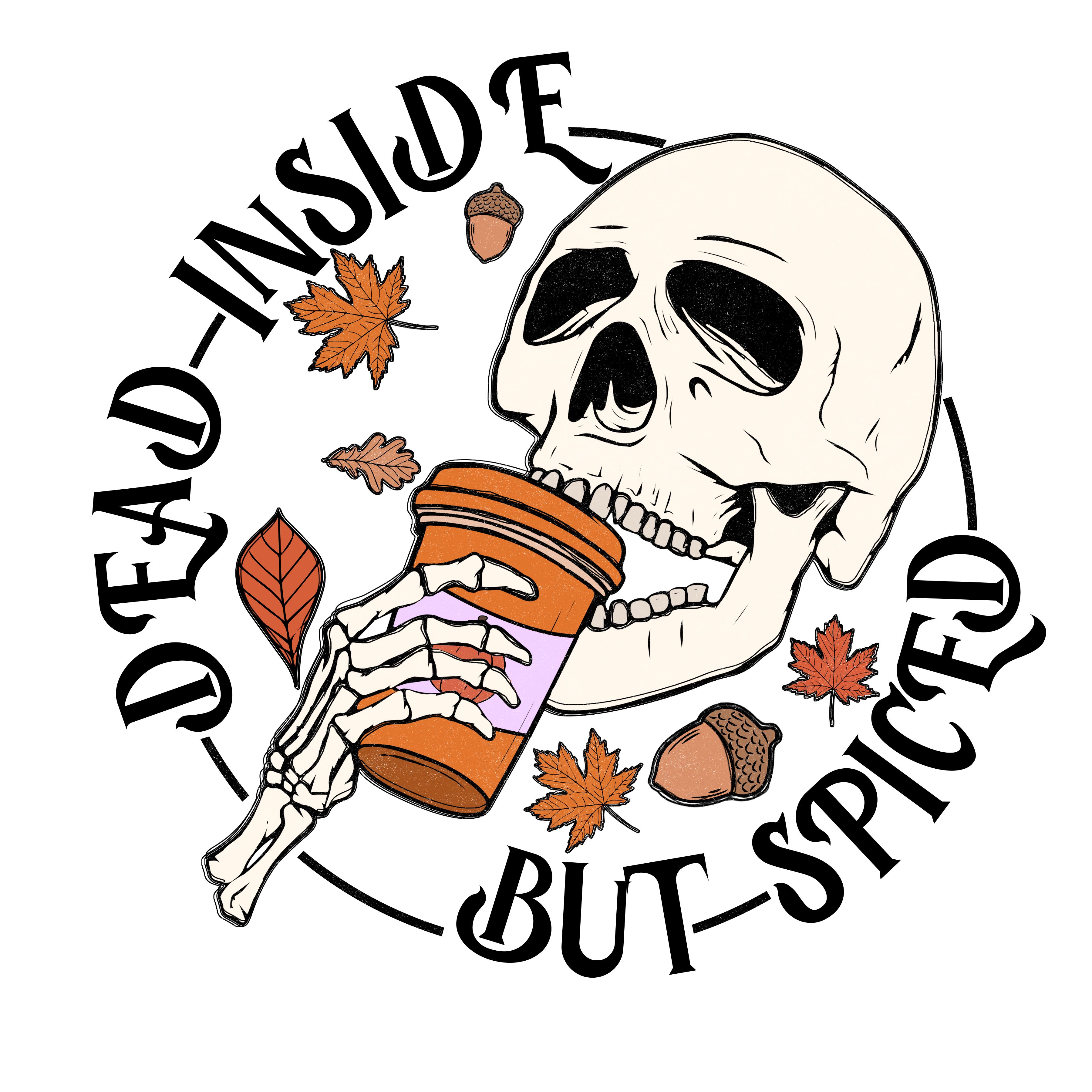 Skeleton Sips – DTF Print