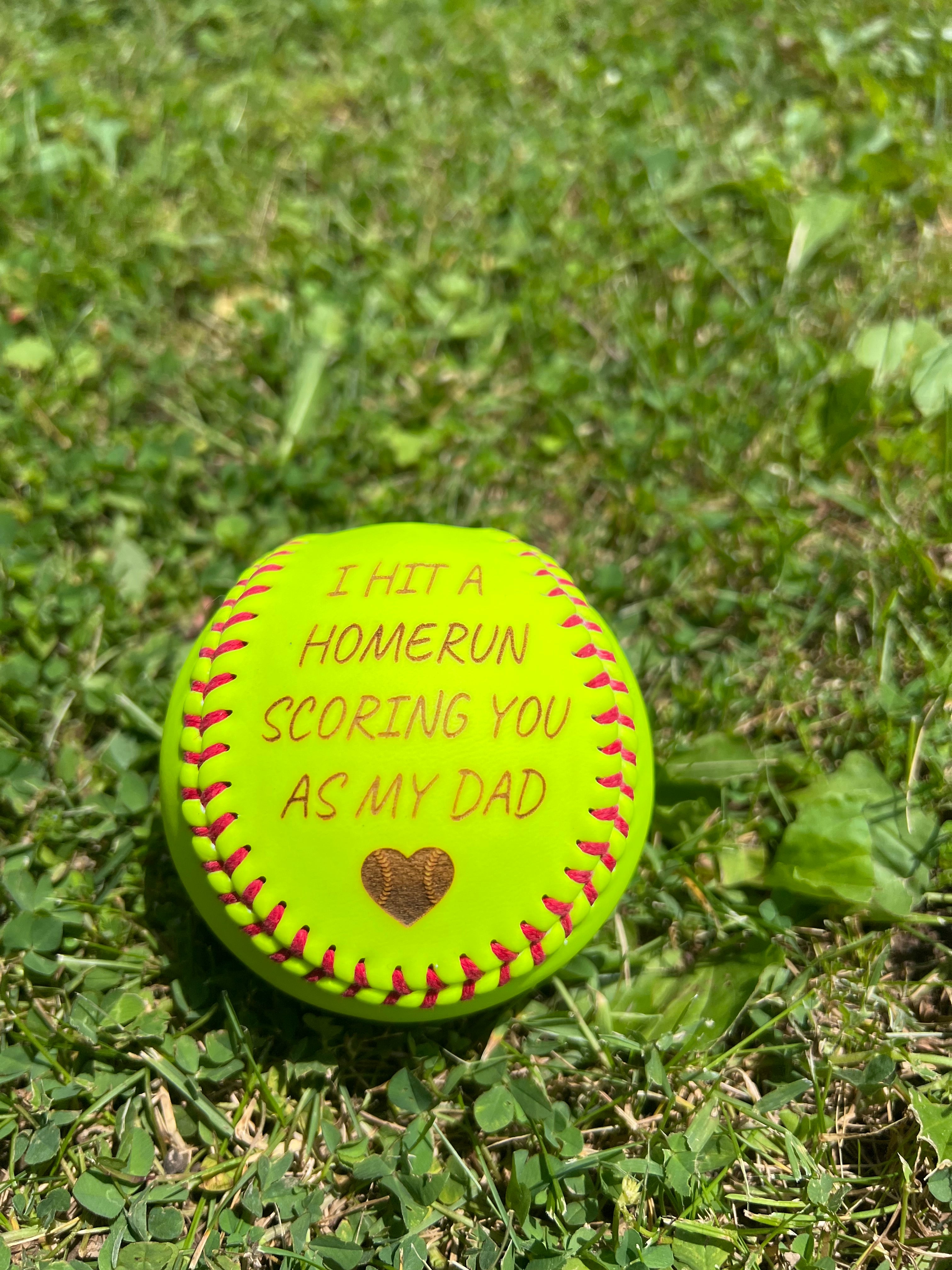 Custom Fathers Day Softball/baseball Gifts.
