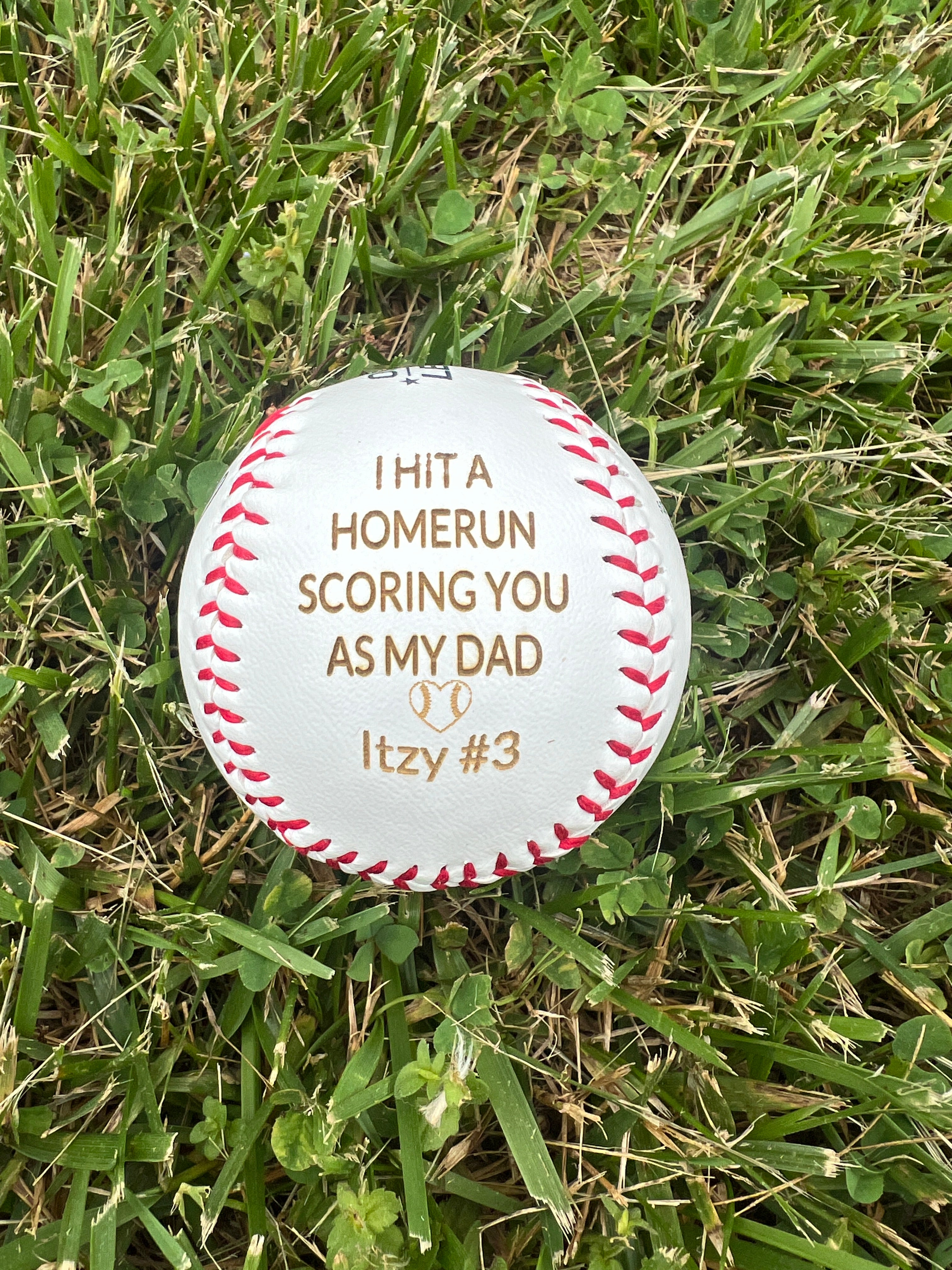 Custom Fathers Day Softball/baseball Gifts.