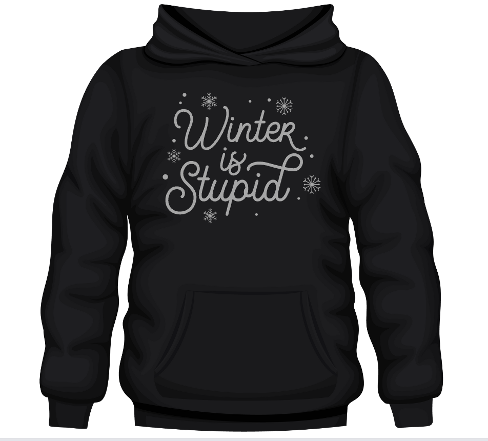 Winter is Stupid Hoodie