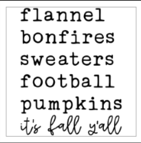 Fall Vibes DTF Transfer – Flannel, Bonfires, Pumpkins & More