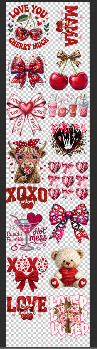 Valentine's Day Gang Sheet