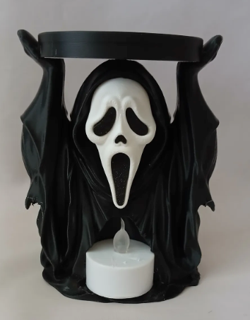 Ghostface Candle Holder – Spooky Halloween Décor