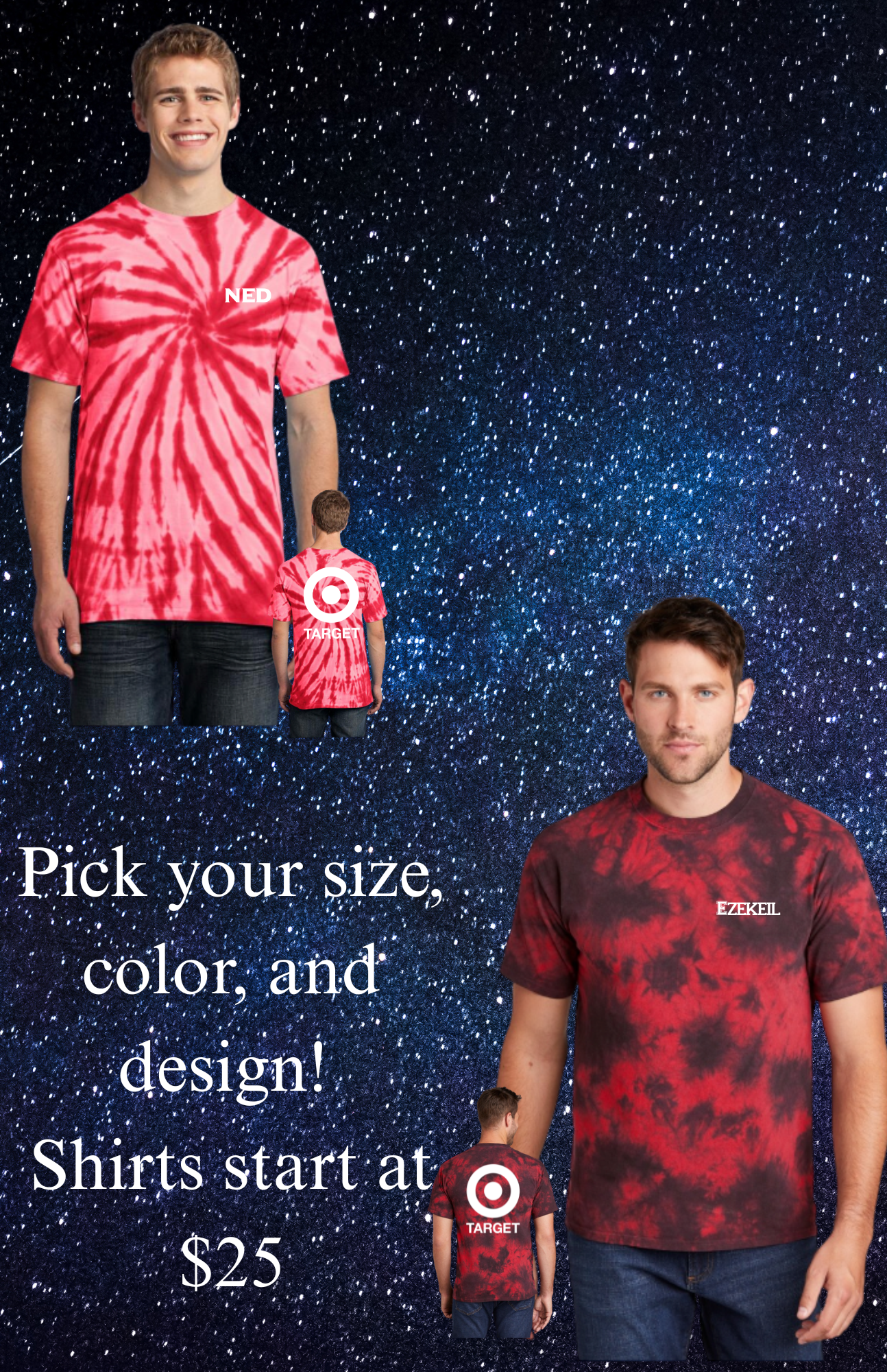 Target Crew T-shirts
