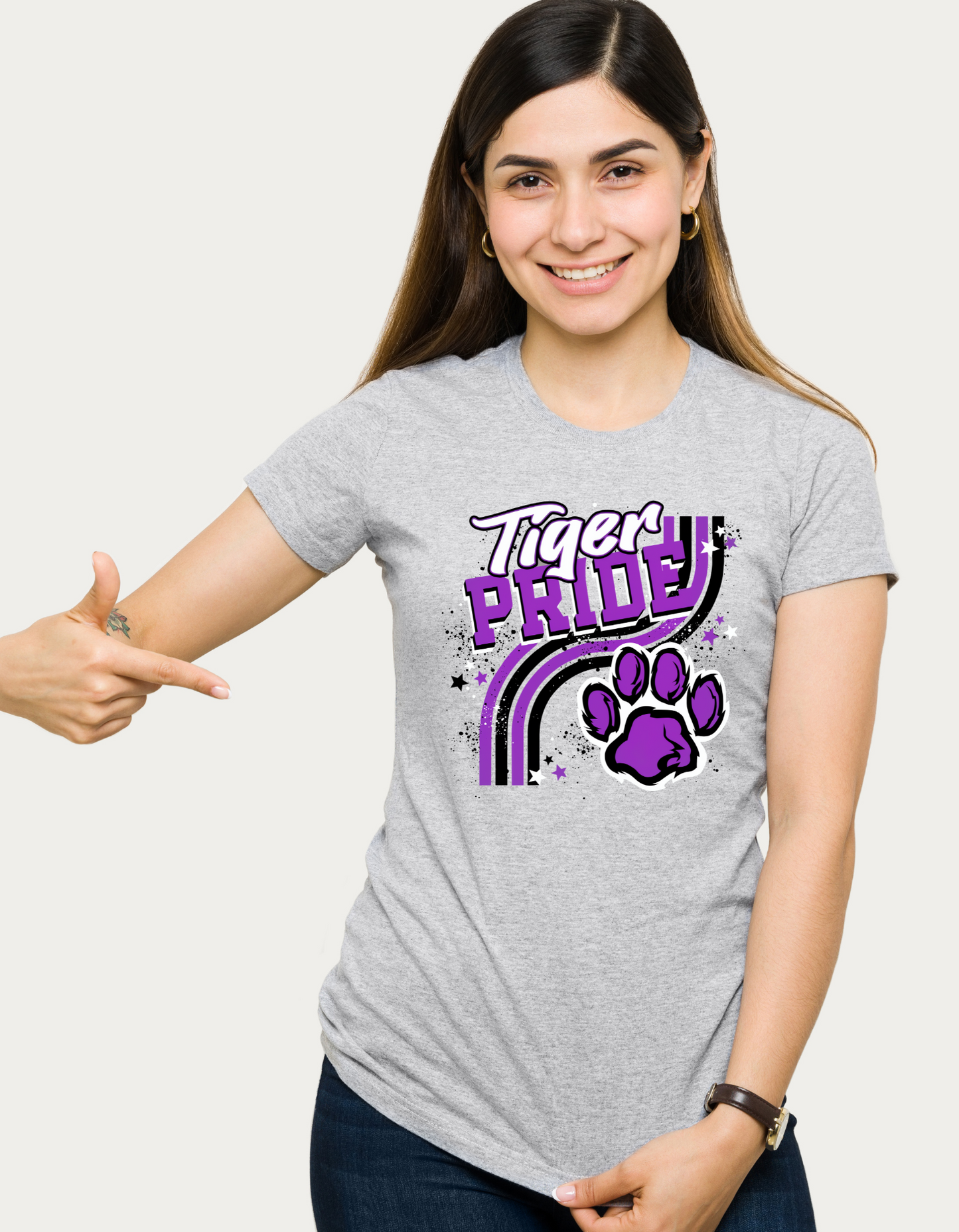 Tiger Pride DTF Print