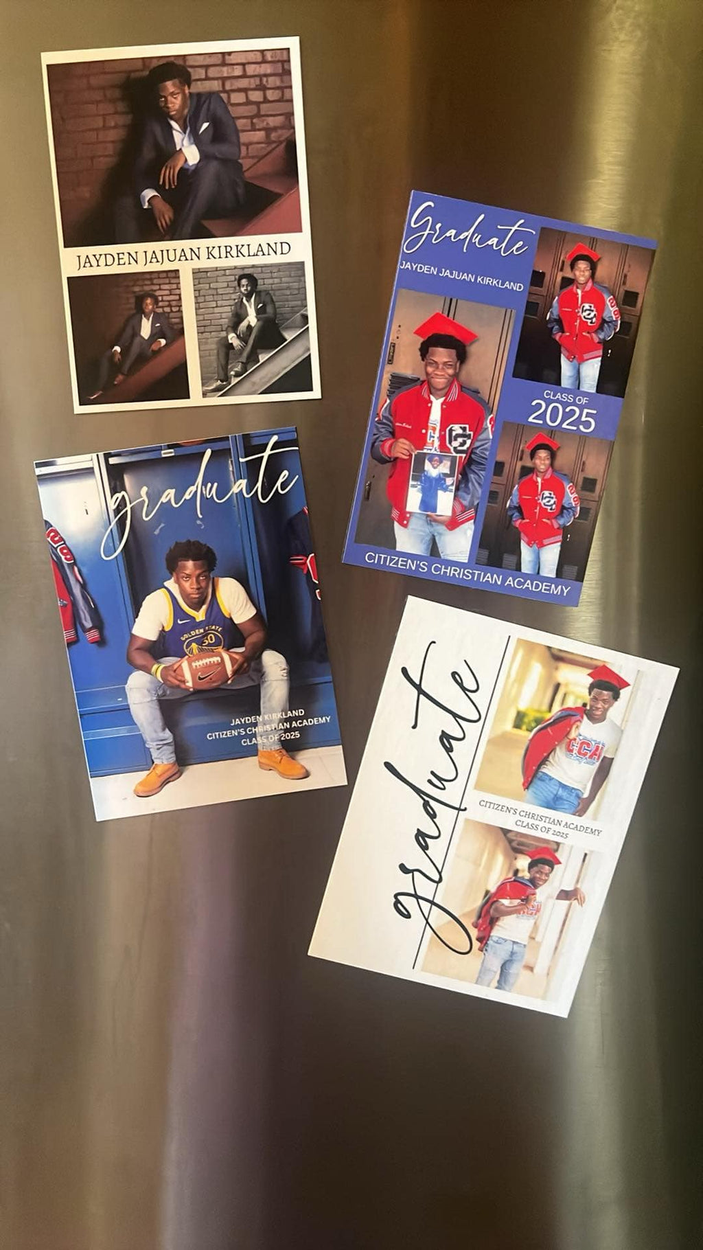 Custom Graduation Photo Magnets – Class of 2025 Keepsake