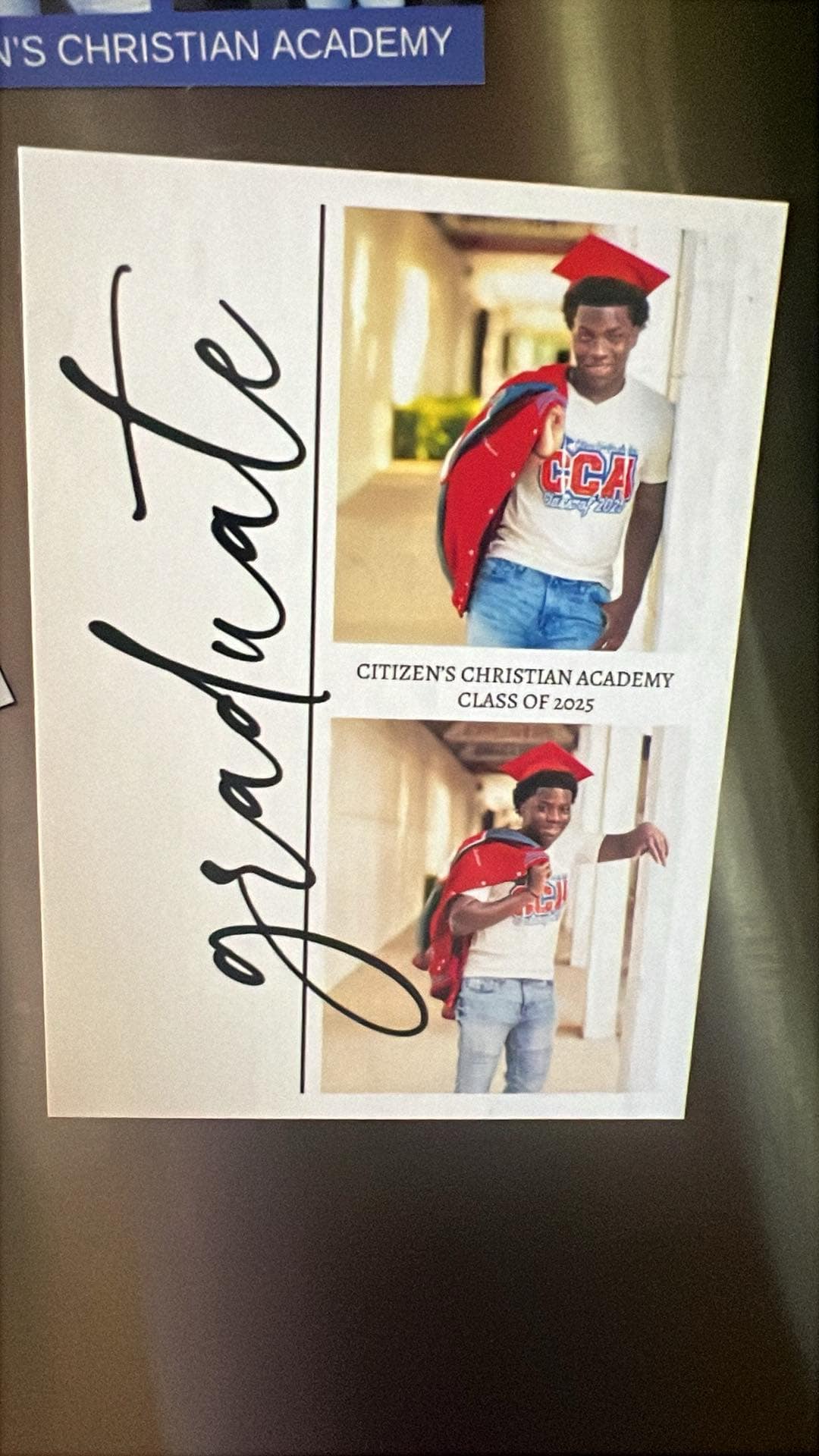 Custom Graduation Photo Magnets – Class of 2025 Keepsake