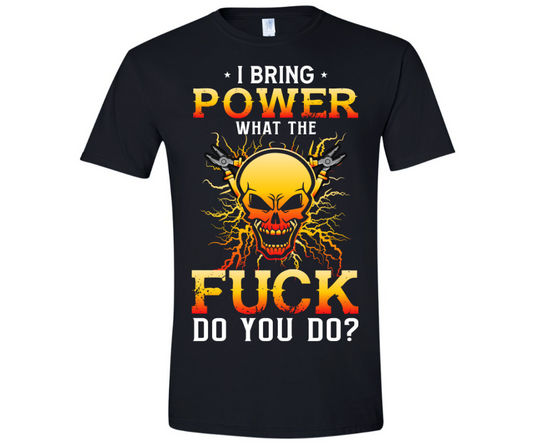 Short Sleeve Graphic Tees | Bring the Power Tee | HellBound Designs